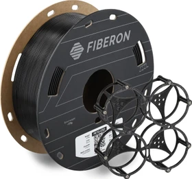 Polymaker Fiberon PETG-rCF08, schwarz, Spule, 1.75mm, 500g