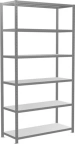 Schulte Lagertechnik Multiplus 250 Schwerlastregal 130x250x50cm verzinkt