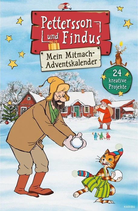 Karibu Verlag Pettersson und Findus - Mitmach-Adventskalender 2024