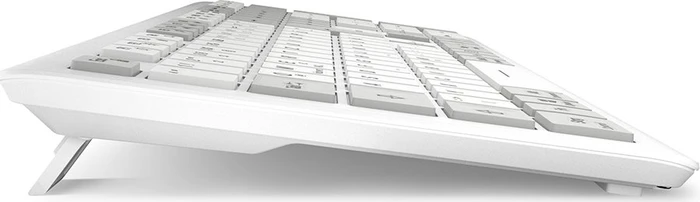 Sharkoon OfficePal K30W Wireless Keyboard, weiß, USB, DE