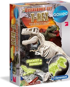 Clementoni Galileo Ausgrabungsset T-Rex fluoreszierend