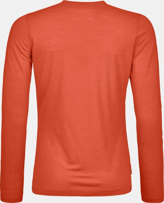 Ortovox 150 Cool Mountain Silhouette Funktionsshirt langarm sunset orange (Damen)