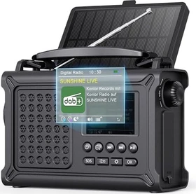 Rocam CR1030DAB Kurbelradio schwarz
