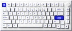 Akko MOD 007B PC, Blue on White, LEDs RGB, hot-swap, Ice Cream Purple, USB/Bluetooth, US