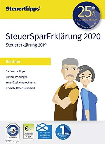 Akademische Arbeitsgemeinschaft SteuerSparErklärung für Rentner & Pensionäre 2020, ESD (deutsch) (PC)