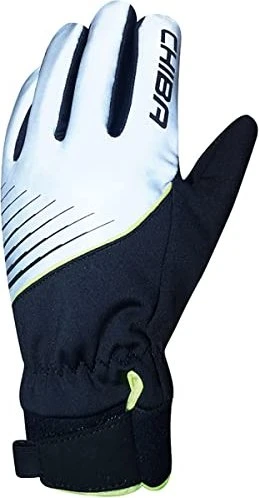 Chiba Waterproof Fahrradhandschuhe silver reflex/schwarz (Junior)