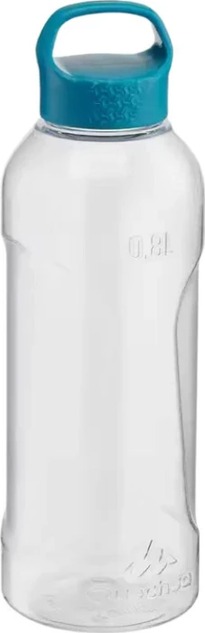 Quechua Ecozen Schnellverschluss Trinkflasche 800ml blau