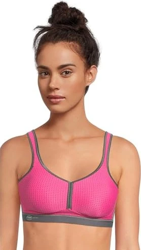 Anita Air Control Deltapad Sport-BH rosa/anthrazit (Damen)