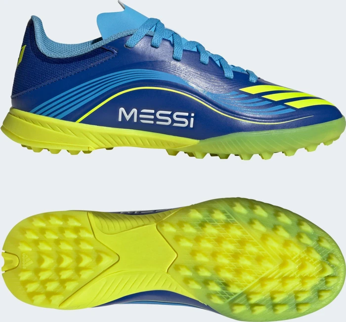 adidas F50 League Messi TF royal blue/solar yellow/semi blue burst (Junior)