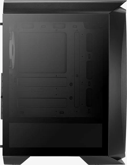 AeroCool Aero One Duo, schwarz, Glasfenster