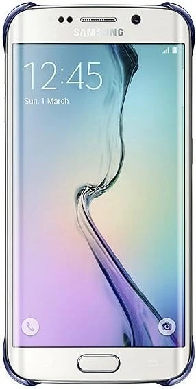 Samsung Clear Cover für Galaxy S6 Edge schwarz