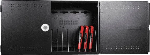 Leba Innovation NoteBox 16 Mobiler Ladeschrank, Notebook, Tablet und Smartphone, 16 Geräte bis 11", versperrbar