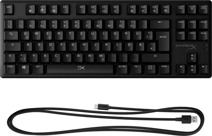 HP HyperX Alloy Origins Core, LEDs RGB, HyperX RED, USB, DE