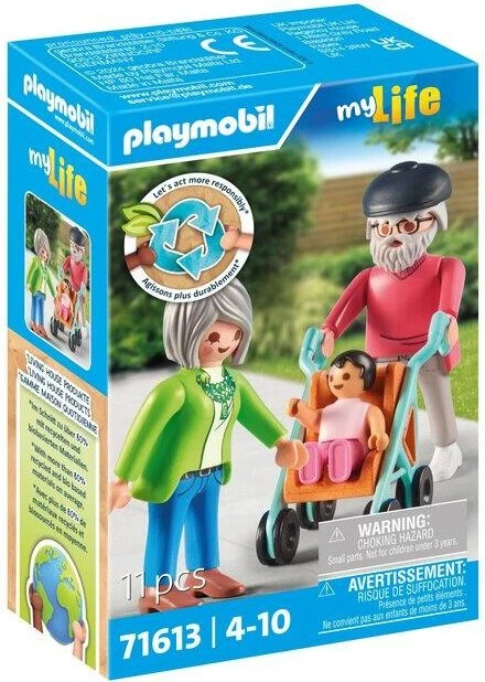 playmobil My Life Großeltern mit Baby