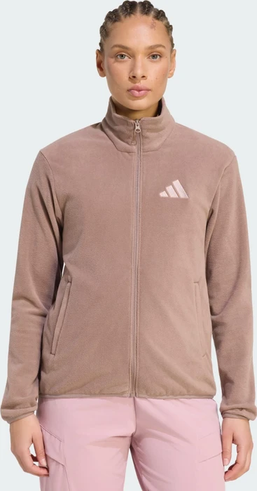 adidas Terrex Multi Essentials Fleece Jacke trace brown (Damen)
