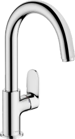 Hansgrohe Vernis Blend Einhebel-Waschtischmischer mit Schwenkauslauf und Zugstangen-Ablaufgarnitur chrom