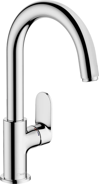 Hansgrohe Vernis Blend Einhebel-Waschtischmischer mit Schwenkauslauf und Zugstangen-Ablaufgarnitur chrom