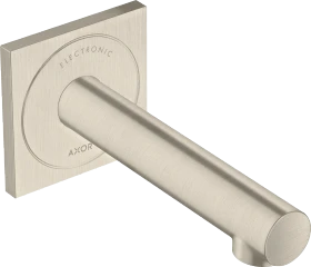 Hansgrohe Axor Uno Elektronik-Waschtischmischer Unterputz für Wandmontage mit Auslauf 161mm brushed nickel