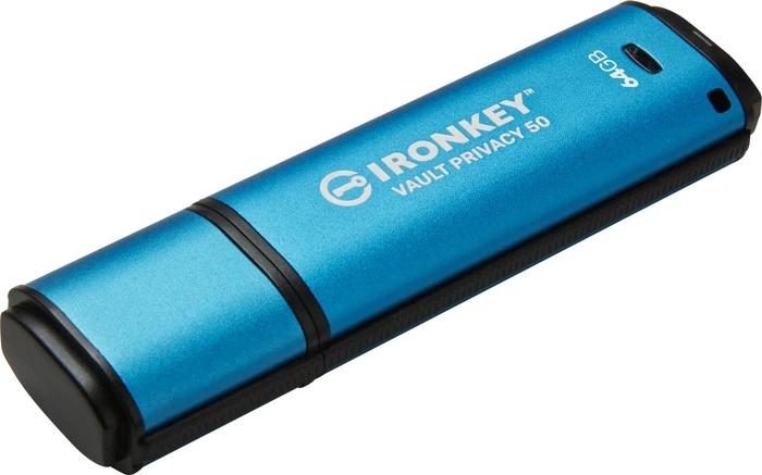 Kingston IronKey Vault Privacy 50 64GB, USB-A, USB 3.2 Gen 1×1