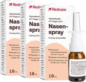 Redcare Xylometazolin IVC Pragen 0.1% Nasenspray, 30ml (3x 10ml)