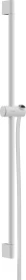 Hansgrohe Unica Brausestange Pulsify S 90cm mit Push Handbrausehalter und Isiflex Brauseschlauch 160cm mattweiß