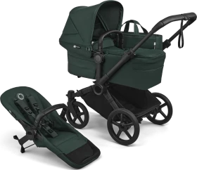 Bugaboo Donkey 6 2in1 Gestell schwarz fern green