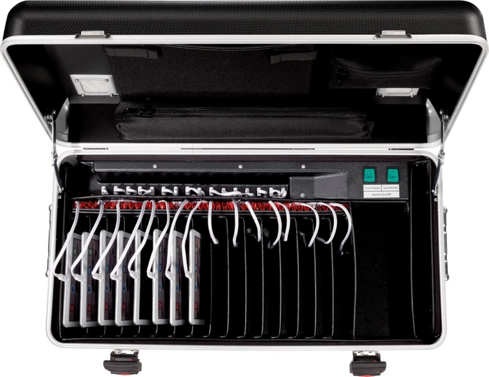 Parat Paraproject Case i16 Lade-/Synchronisierungs-/Aufbewahrungs-Wagen schwarz, 16 iPads bis 9.7", Lightning, EU-Version