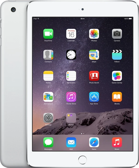 Apple iPad mini 3, silber, 128GB, LTE