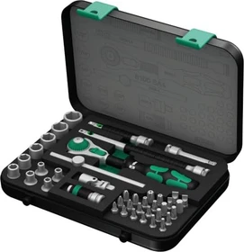 Wera 8001 SA 4 Zyklop Speed Bitset/Steckschlüsselsatz inkl. Werkzeugbox, 41-tlg.