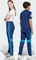 adidas Tiro 25 Essentials Trainingshose lang dark blue/shock cyan/white (Junior) Vorschaubild