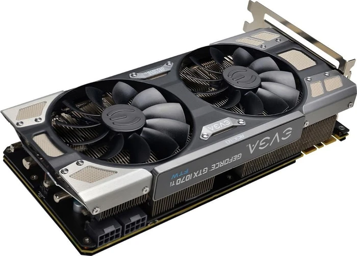 EVGA GeForce GTX 1070 Ti FTW Ultra Silent Gaming, 8GB GDDR5, DVI, HDMI, 3x DP