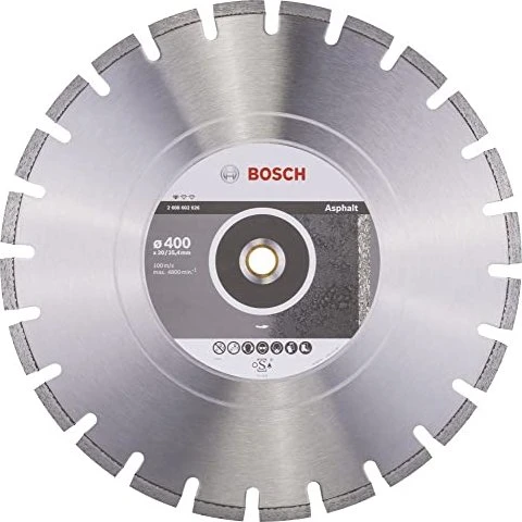 Bosch Professional Standard for Asphalt Diamanttrennscheibe, 400x3.6x20mm, 1 Stück