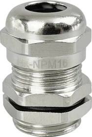 Conrad Electronic TRU Components Kabelverschraubung M16 Messing vernickelt
