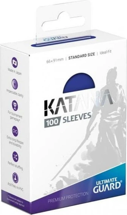 Ultimate Guard Katana Sleeves 100 Standard blau