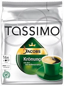 Tassimo T-Disc Jacobs Krönung Kaffeekapseln, 48 Stück (3x 16 Stück)