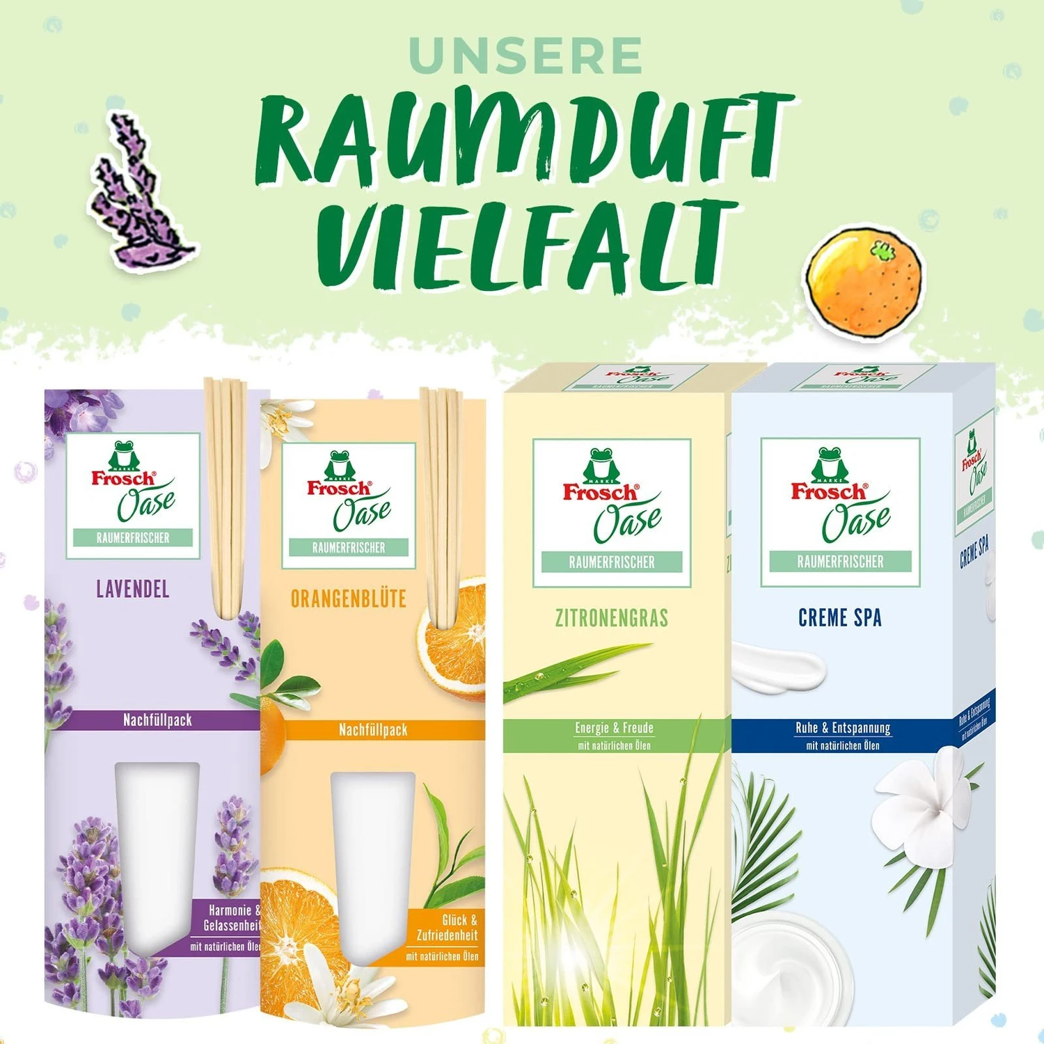 Frosch Oase Raumerfrischer Lavendel Duftstäbchen ab € 3,02 (2026)