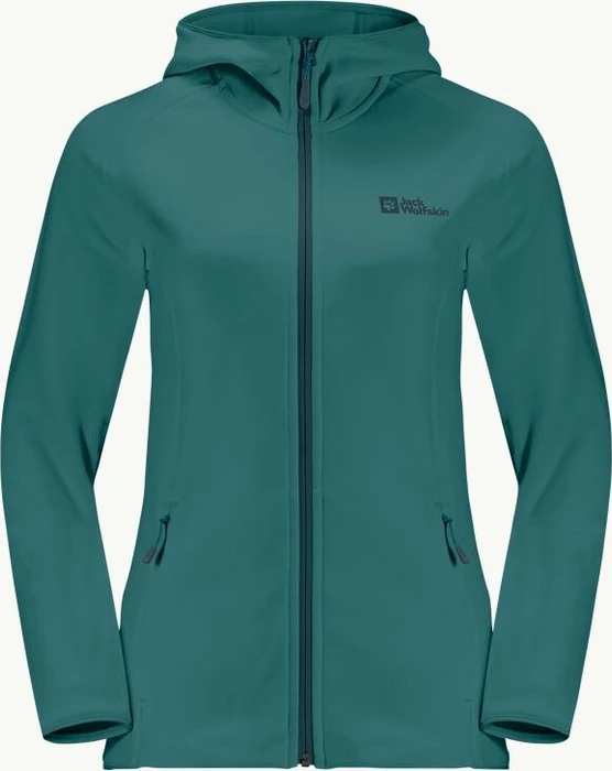 Jack Wolfskin Baiselberg Hoody FZ Jacke petrol (Damen)