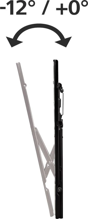 Hama TV-Wandhalterung MOTION Ultraslim, 3 Sterne, XL schwarz