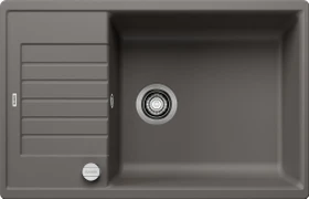 Blanco Zia XL 6 S Compact Einbau Becken reversibel mit Ablauffernbedienung vulkangrau