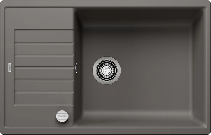 Blanco Zia XL 6 S Compact Einbau Becken reversibel mit Ablauffernbedienung vulkangrau