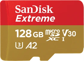SanDisk Extreme R190/W90 128GB Kit, UHS-I U3, A2, Class 10