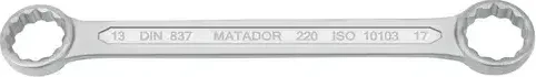 Matador 0220 Doppelringschlüssel, 13/17x165mm