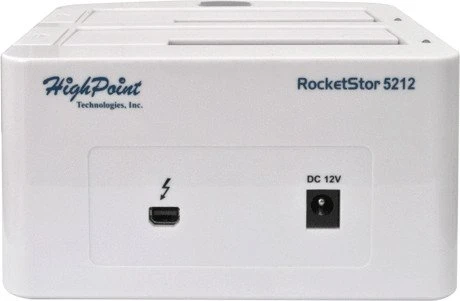 HighPoint RocketStor Thunderbolt RS5212 Dockingstation, Thunderbolt 1