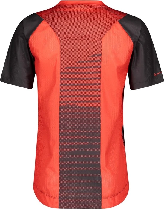 Scott Trail Vertic Zip Trikot kurzarm dark grey/fiery red (Herren)
