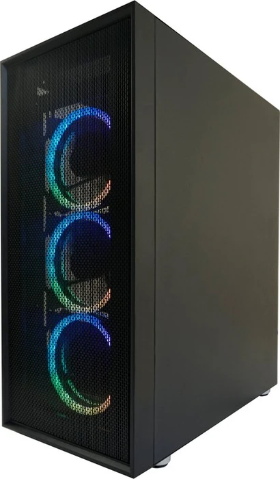 LC-Power Gaming 802B Black_Wanderer_X, schwarz, Glasfenster
