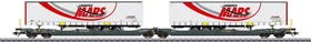 Märklin - Spur H0 Güterwagen - Doppel-Taschenwagen Sdggmrss