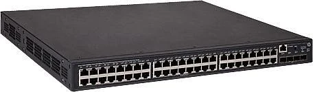 HP FlexNetwork 5130 EI 48G Rackmount Gigabit Managed Switch, 48x RJ-45, 4x SFP+, 370W PoE+
