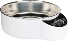 Kerbl Intelligent Pet Bowl mit integrierter Waage, 1.8l, Display, weiß