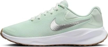 Nike Revolution 7 barely green/white/platinum tint/metallic silver (Damen)