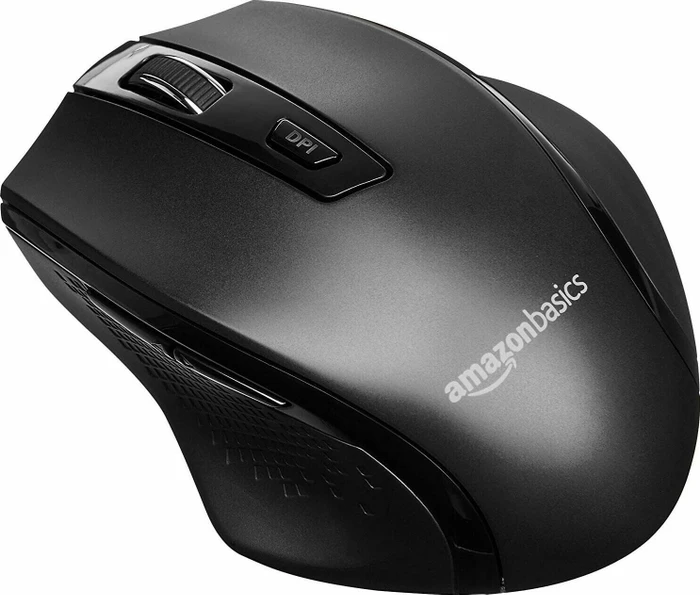 AmazonBasics G6B Ergonomic Wireless Mouse schwarz, USB